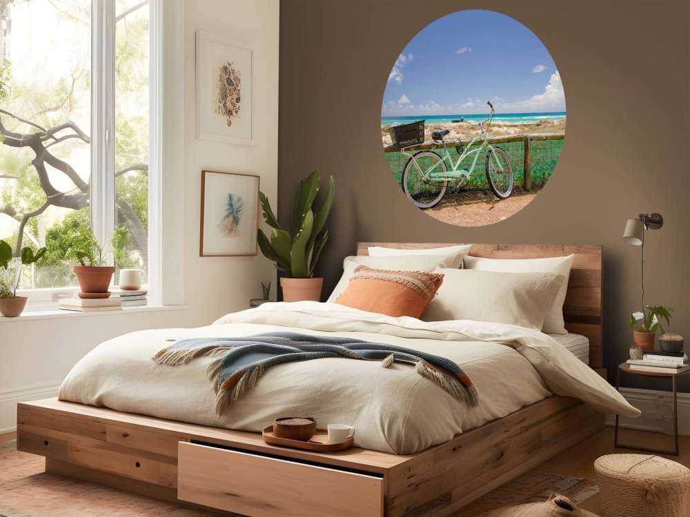 Fiets bij het strand