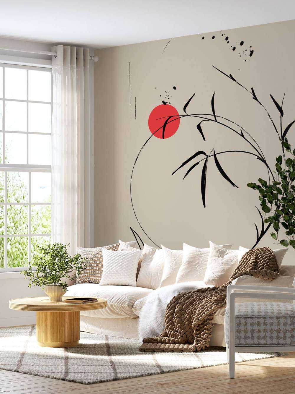 Abstracte illustratie in Oosterse stijl