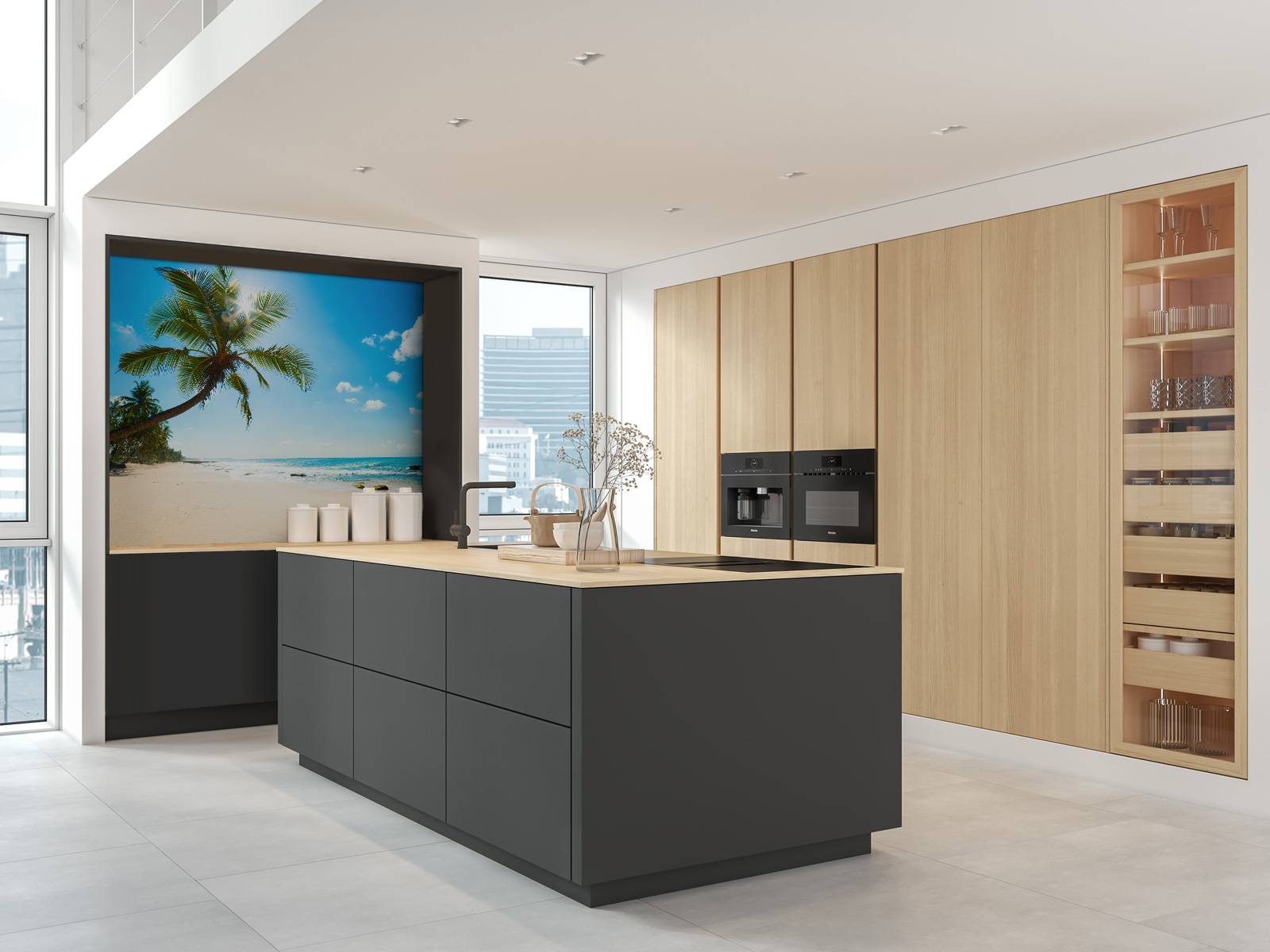 Grote palmboom