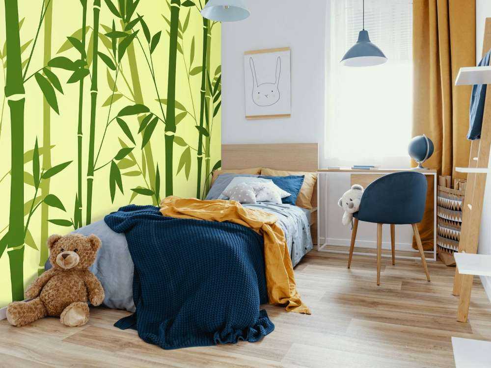 Illustratie van bamboebos