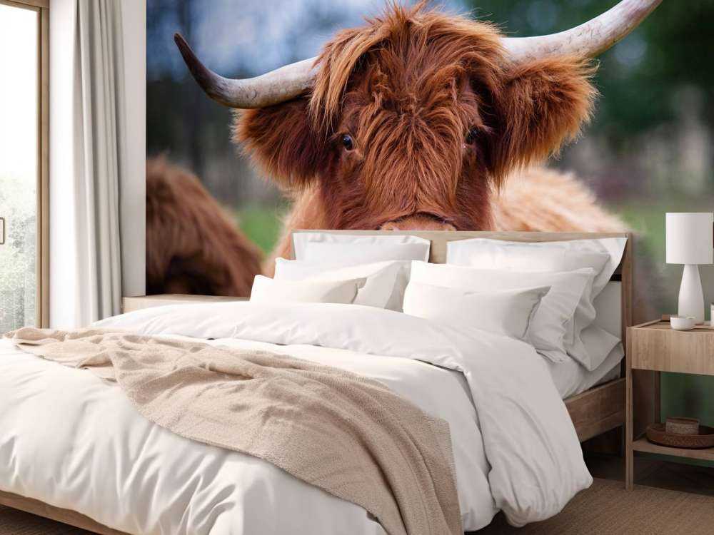 Bruine Hooglander van dichtbij