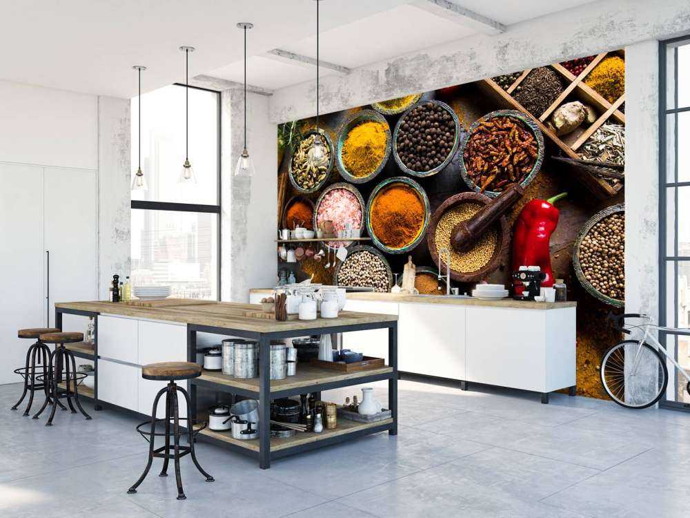 Verschillende soorten kruiden en specerijen