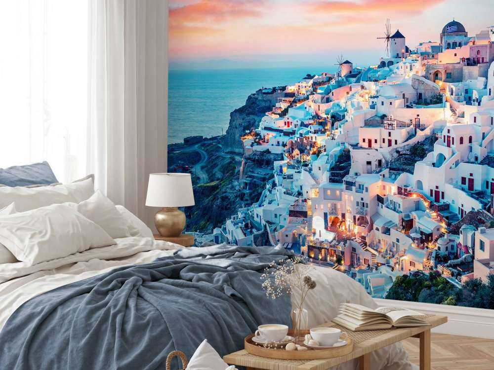 Witte huisjes op Santorini