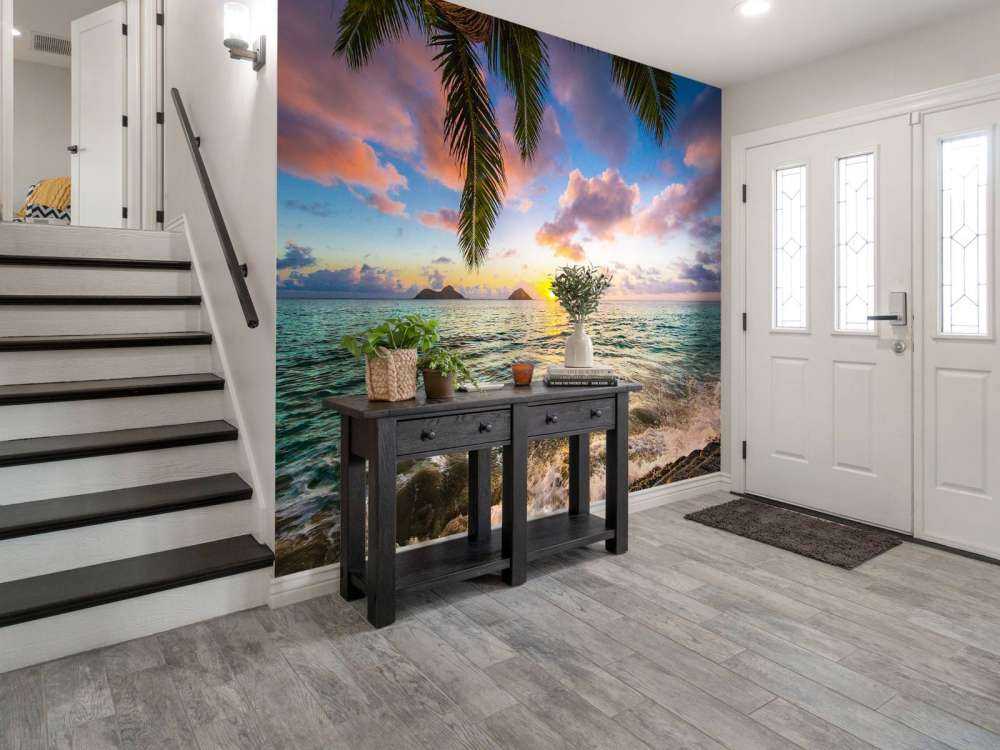 Zonsondergang bij Lanikai beach