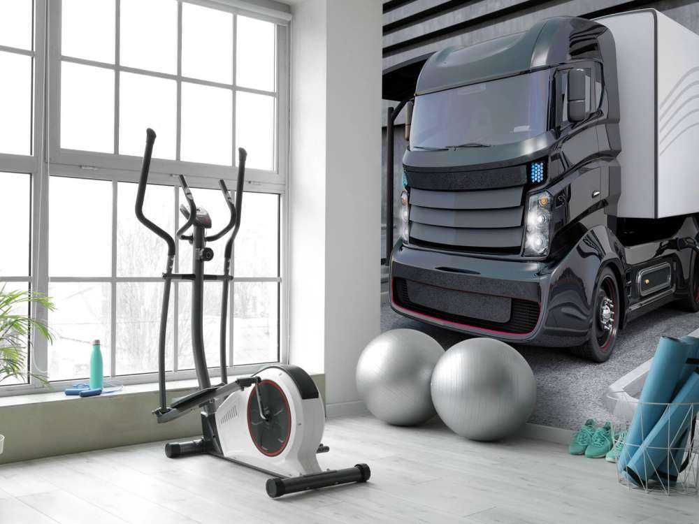 Futuristische vrachtwagen