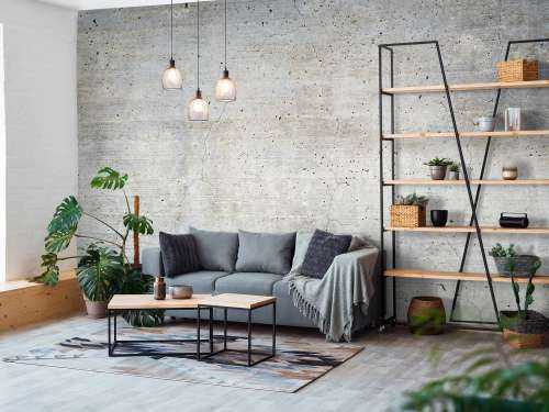 Gebroken betonnen muur