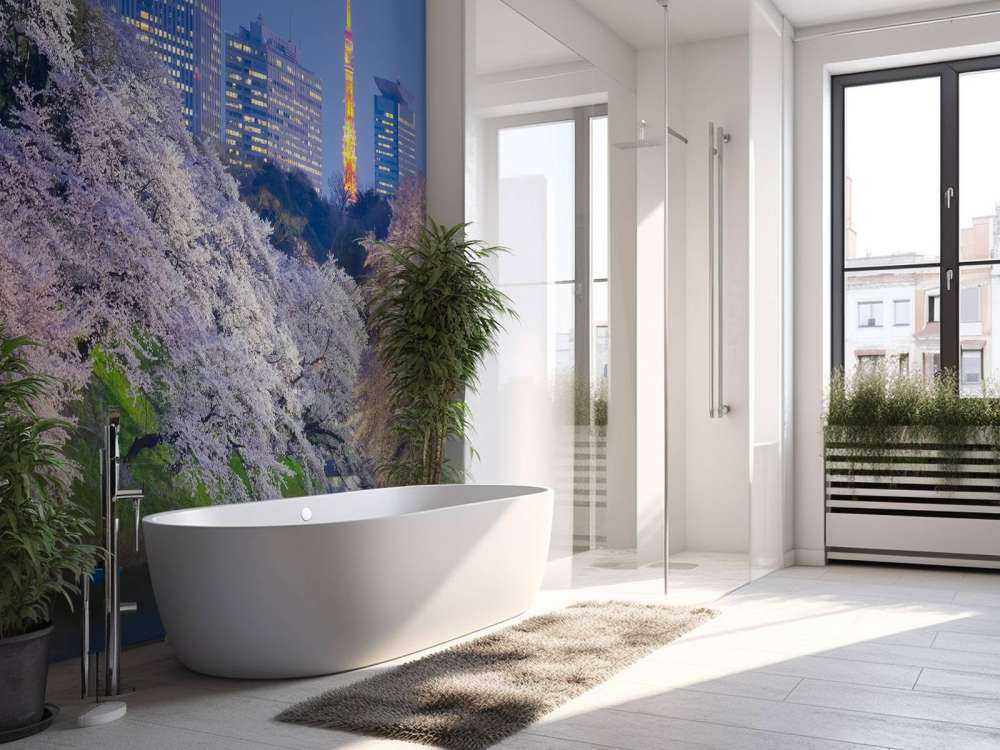 Sakura kersenbloesem met de Tokyo Tower op de achtergrond