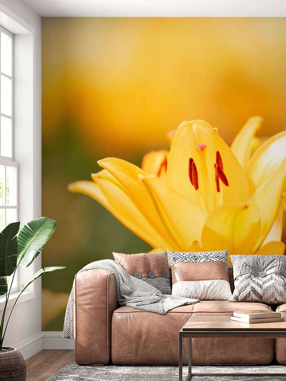 Bloeiende gele bloem