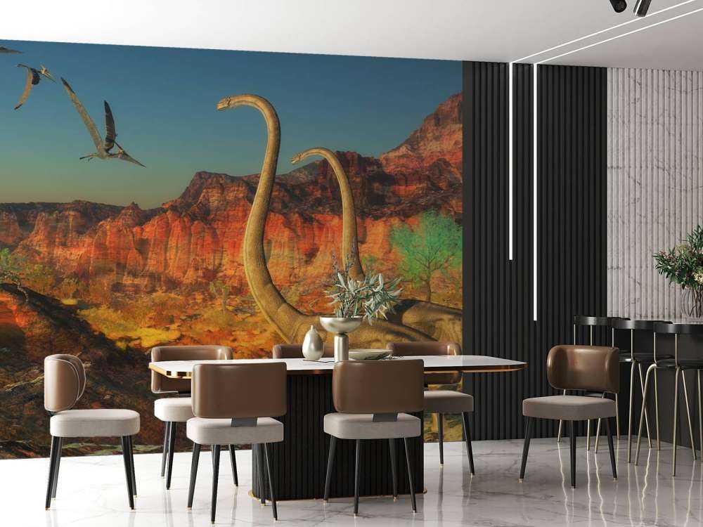 Dinosaurussen tijdens het Jura tijdperk