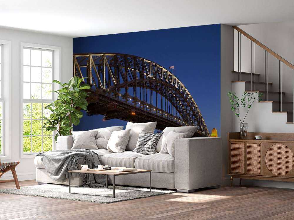 Sydney Harbour Bridge in de avond