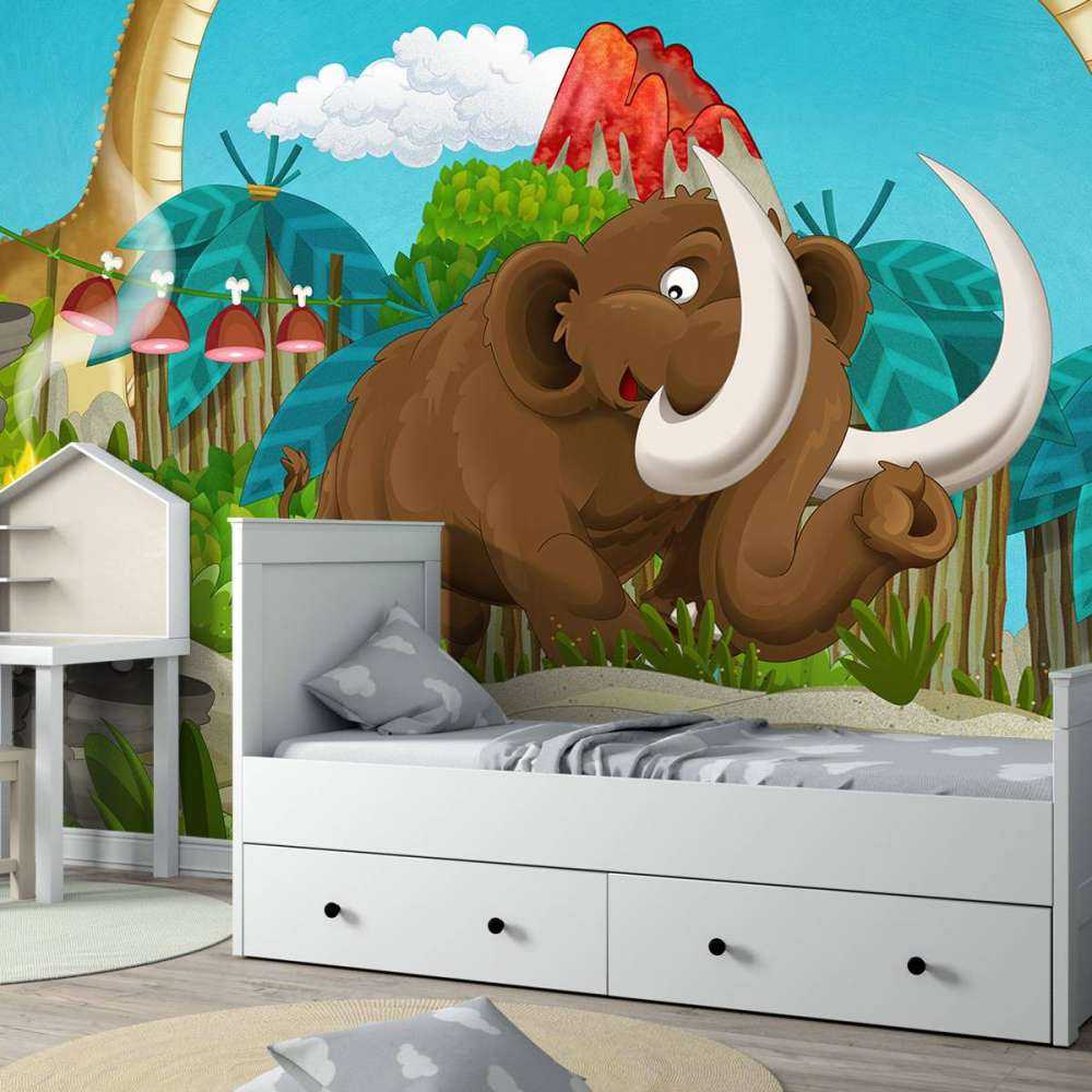 Dino's en een mammoet