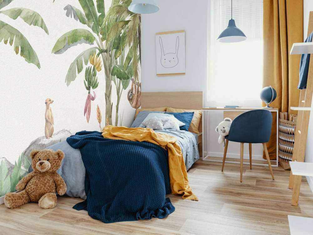 Jungle met kleurrijke dieren