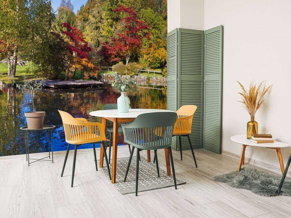 Bomen achter het Water