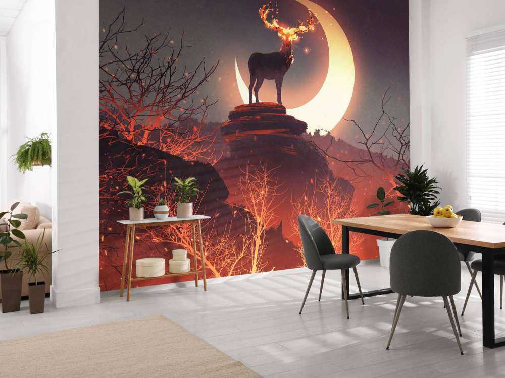 Hert in vuur en vlam