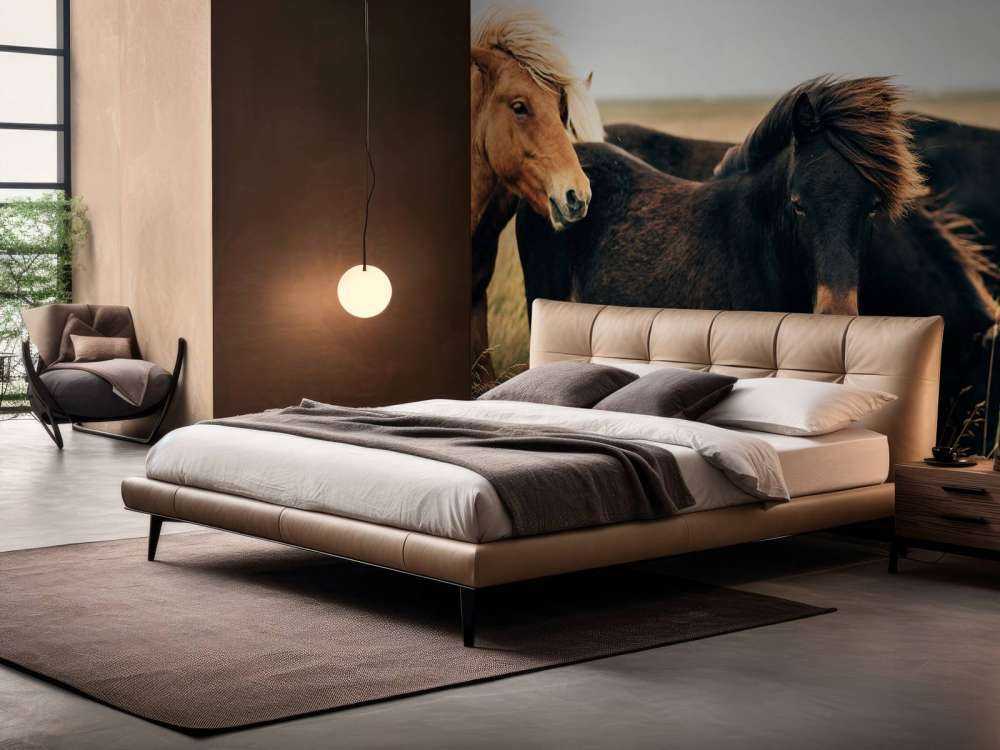 Prachtige paarden in de wind
