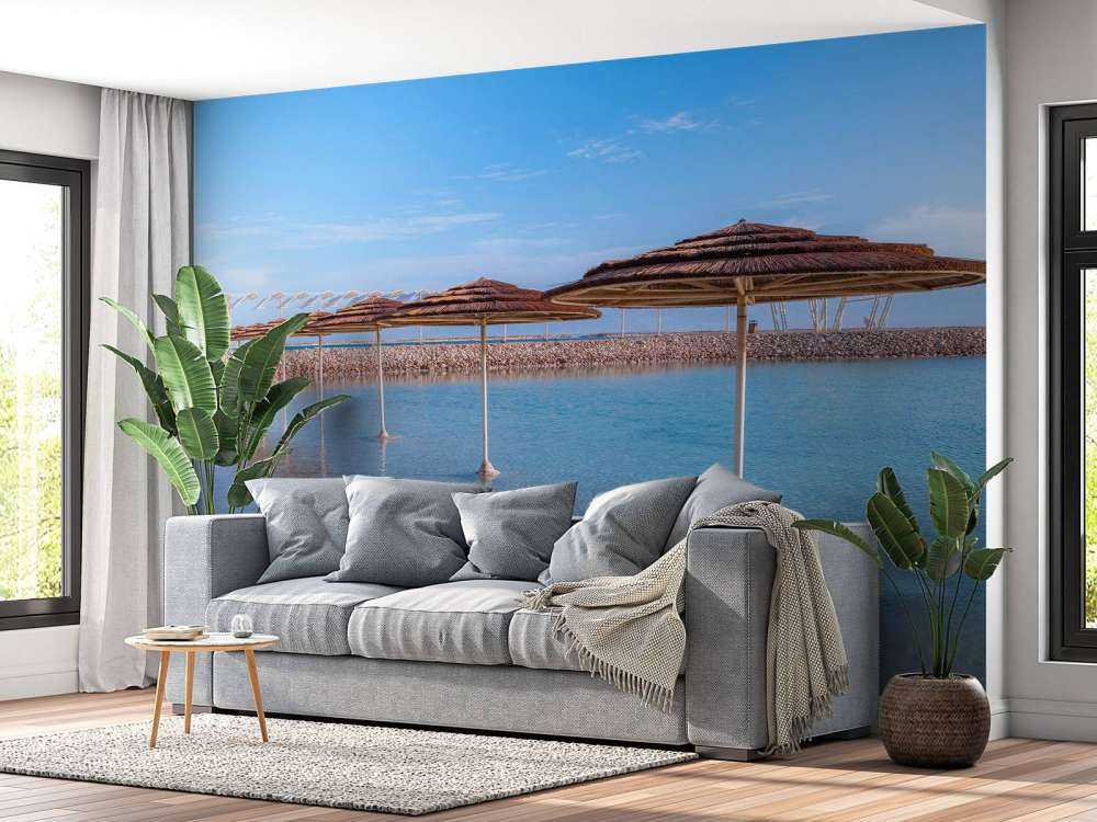 Parasols op het strand