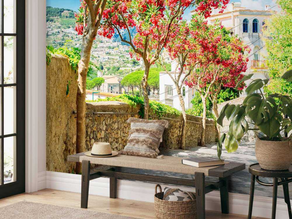 Ravello Village op een zonnige dag