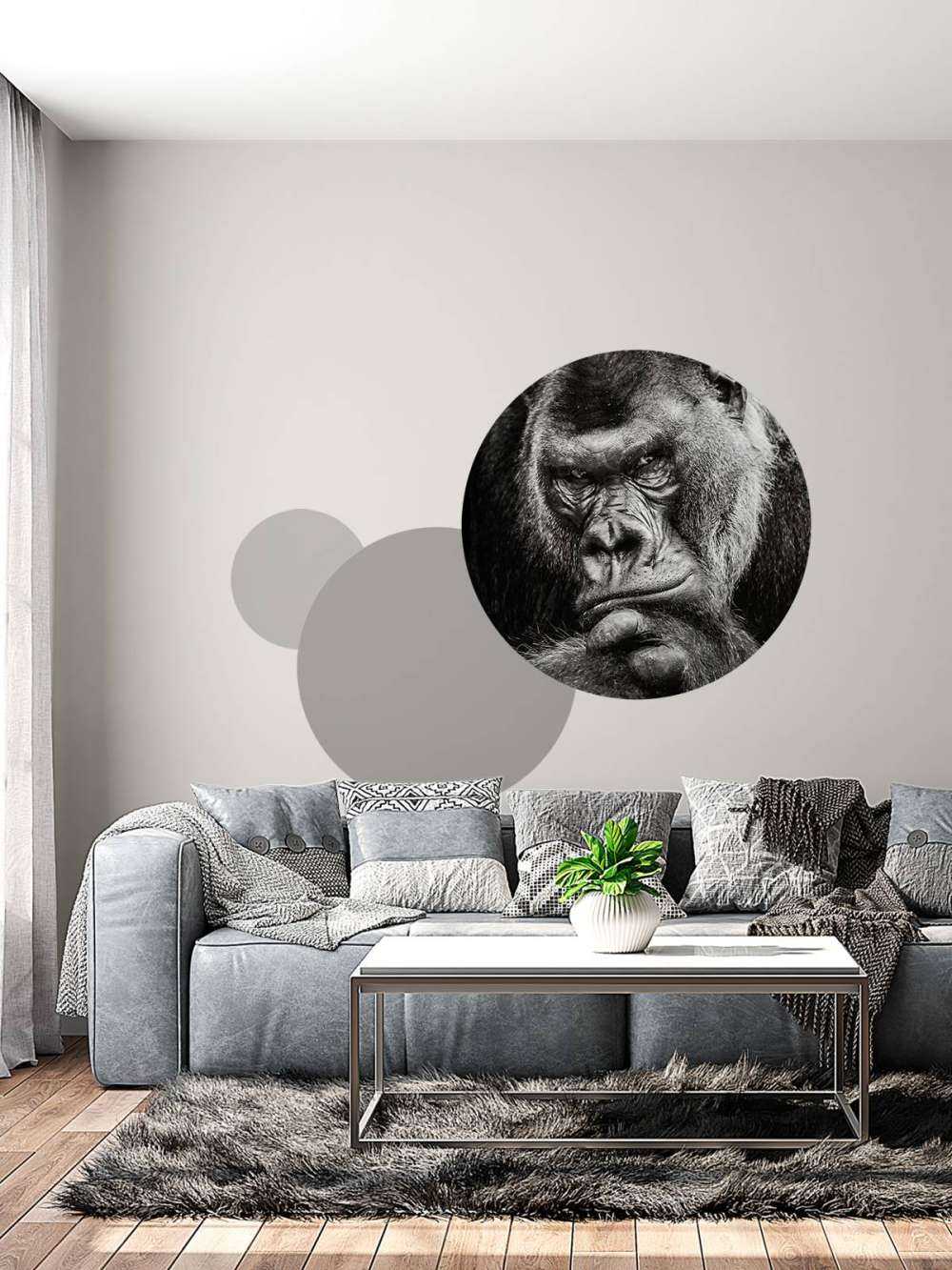 Close-up foto van een gorilla