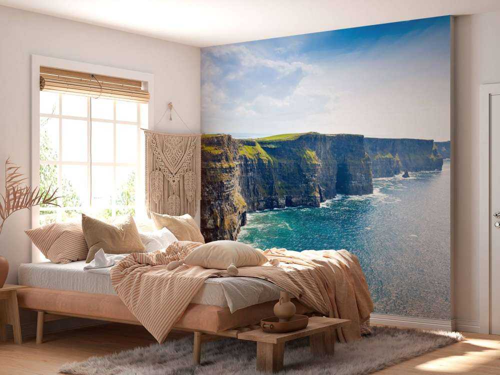 Klif langs de kust