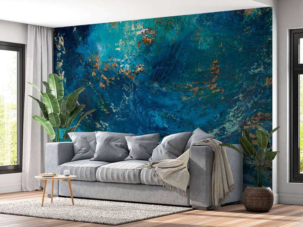 Geschilderde water impressie