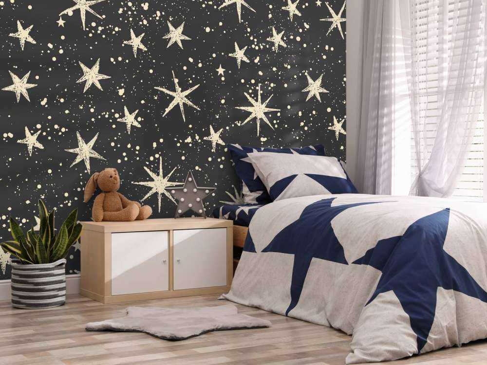 Sprankelende vintage sterrennacht