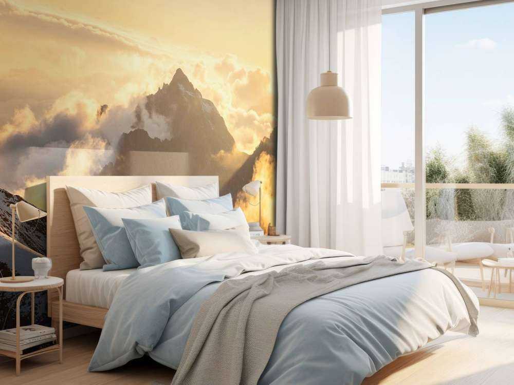 Zonsopkomst Boven Bergwolken