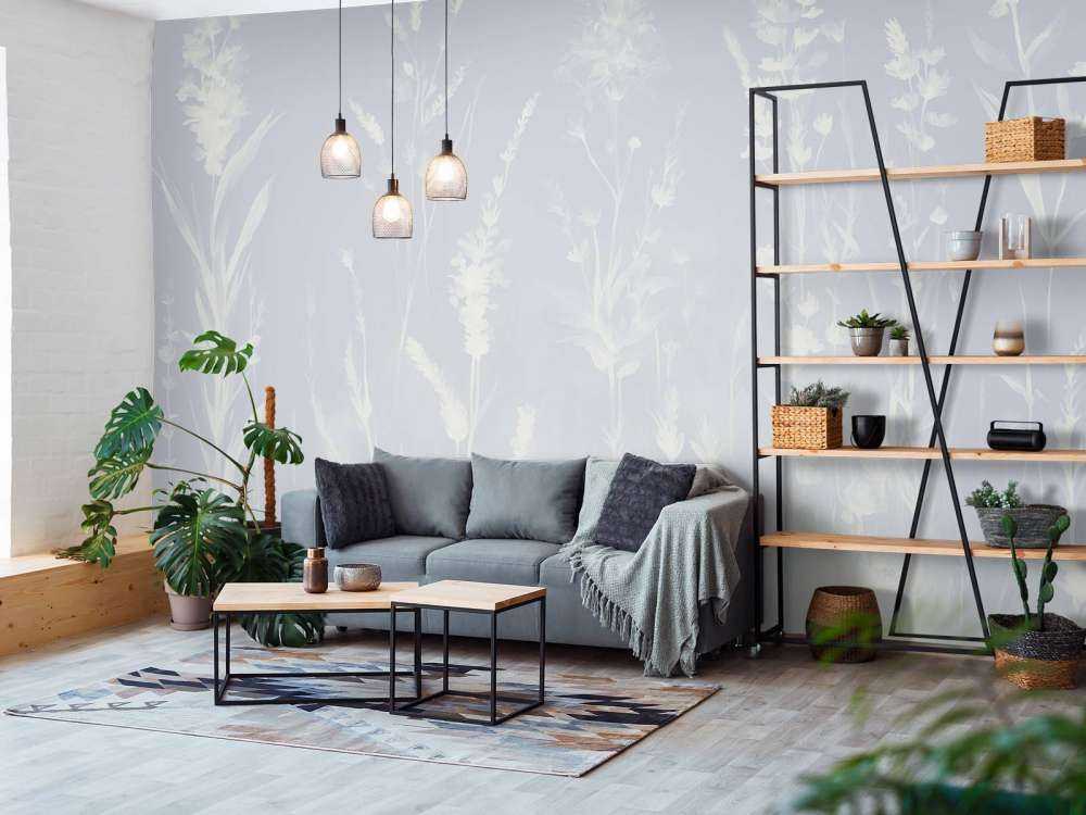 Lavender Glade Seamless Dusty Blue