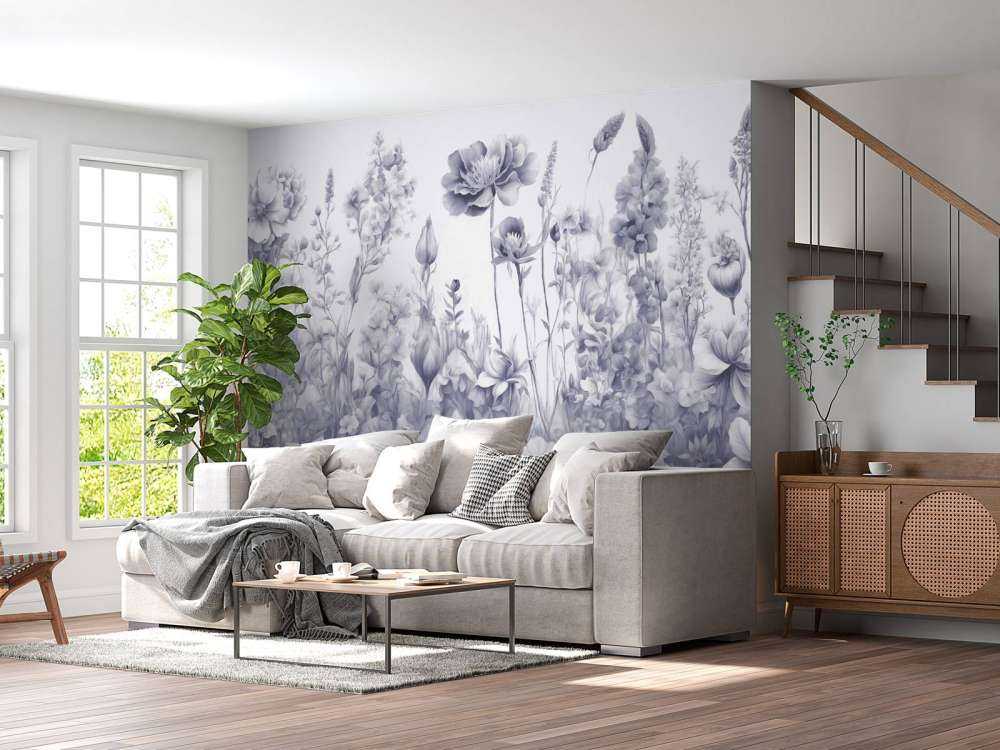 Flowers of my soulSEAMLESS Purple