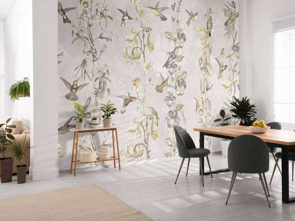 Weadow and Garden Flowers Cream