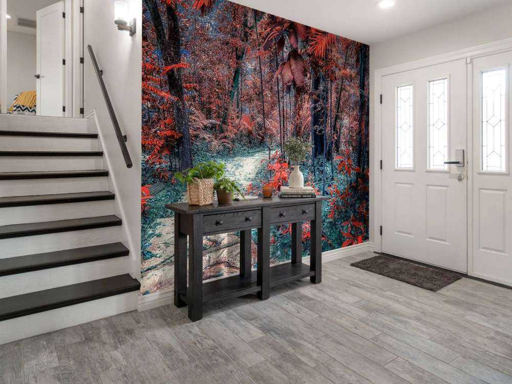 Dieprood pad door droomwoud