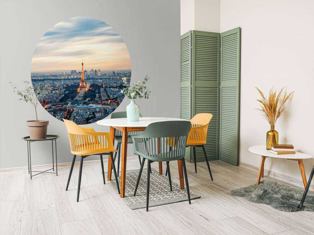 Avondlicht over Parijs panorama