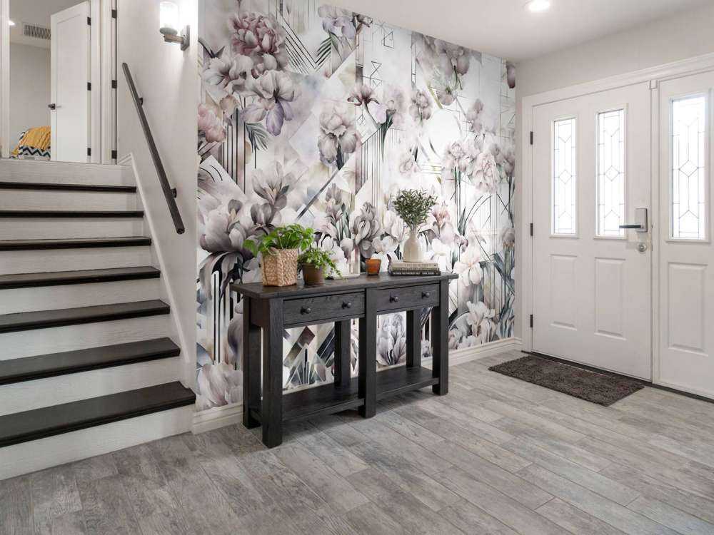 Huge Watercolor Irises Yellow