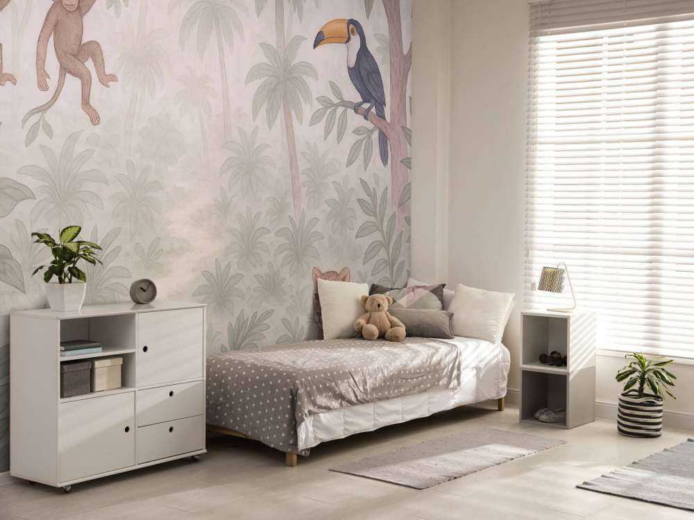 Junglevrienden in de ochtendmist