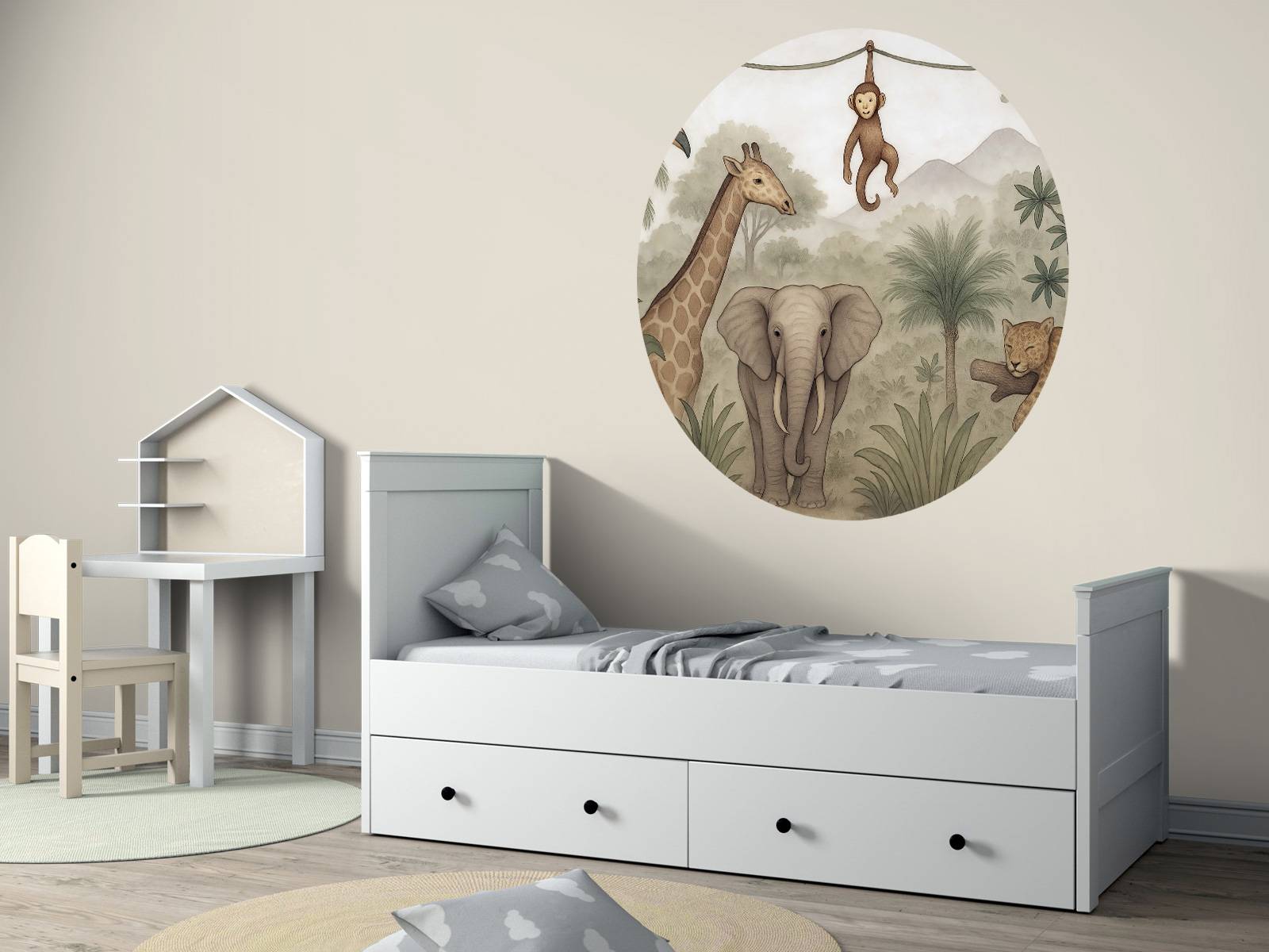 Junglevriendjes in kleur
