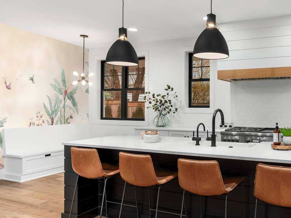 Tropische kolibries in bananenbos