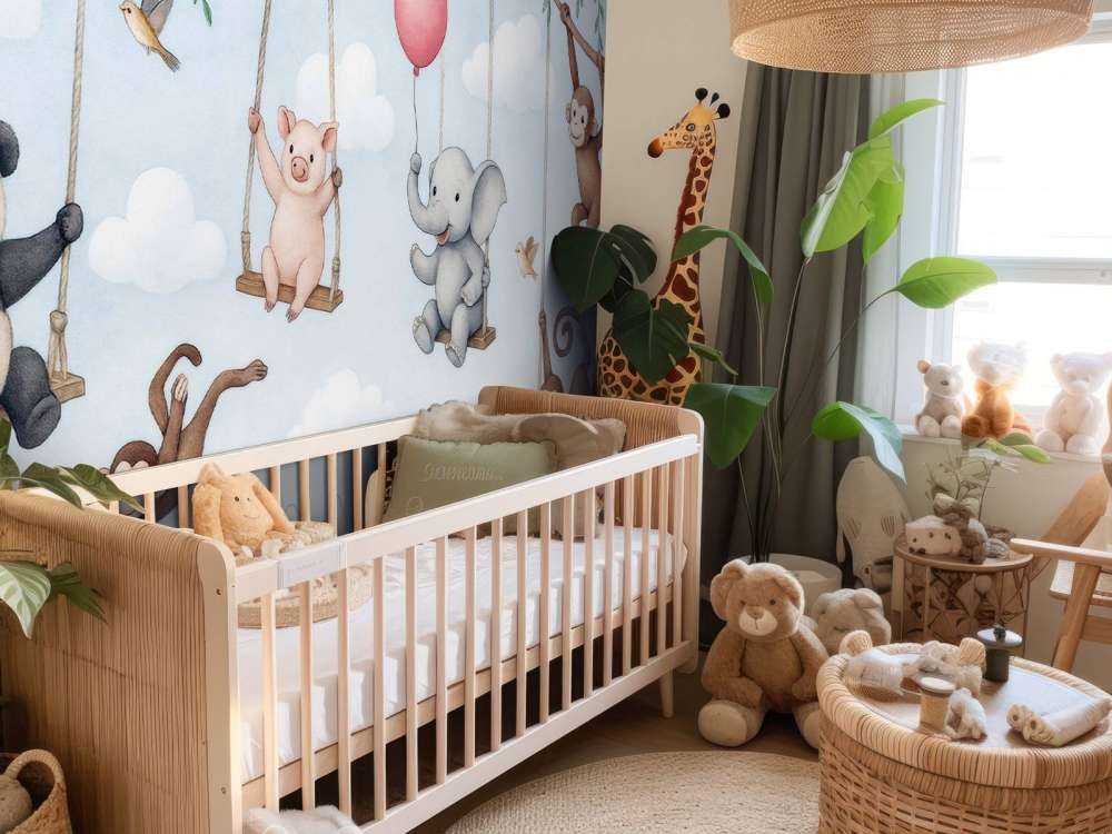 Dierenvriendjes in de speeltuin