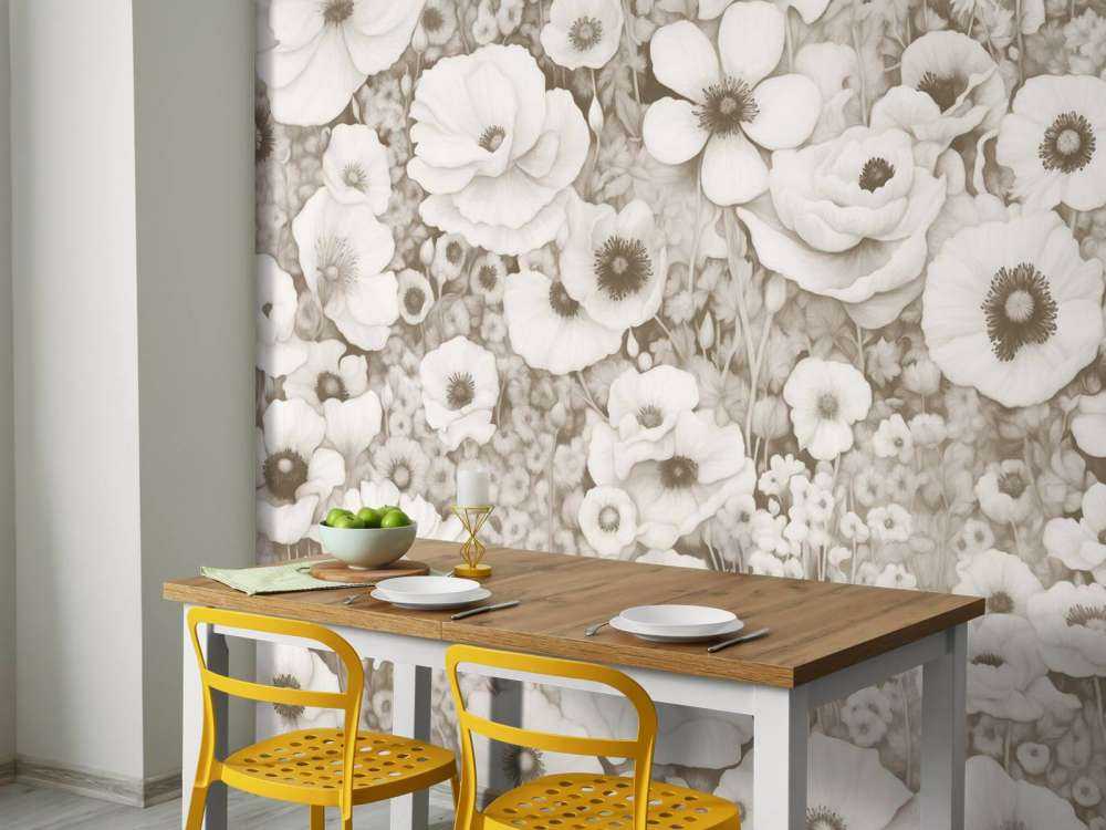 Poppy Tale Monochrome Yellow