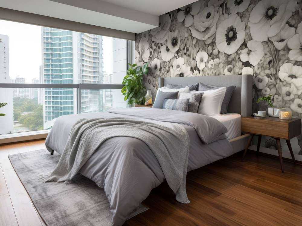 Poppy Tale Monochrome Dark Green