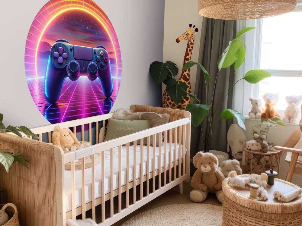 Retro Neon Gamewereld