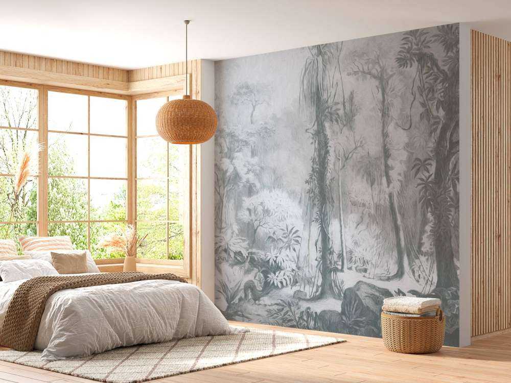 Tropic forest - blue