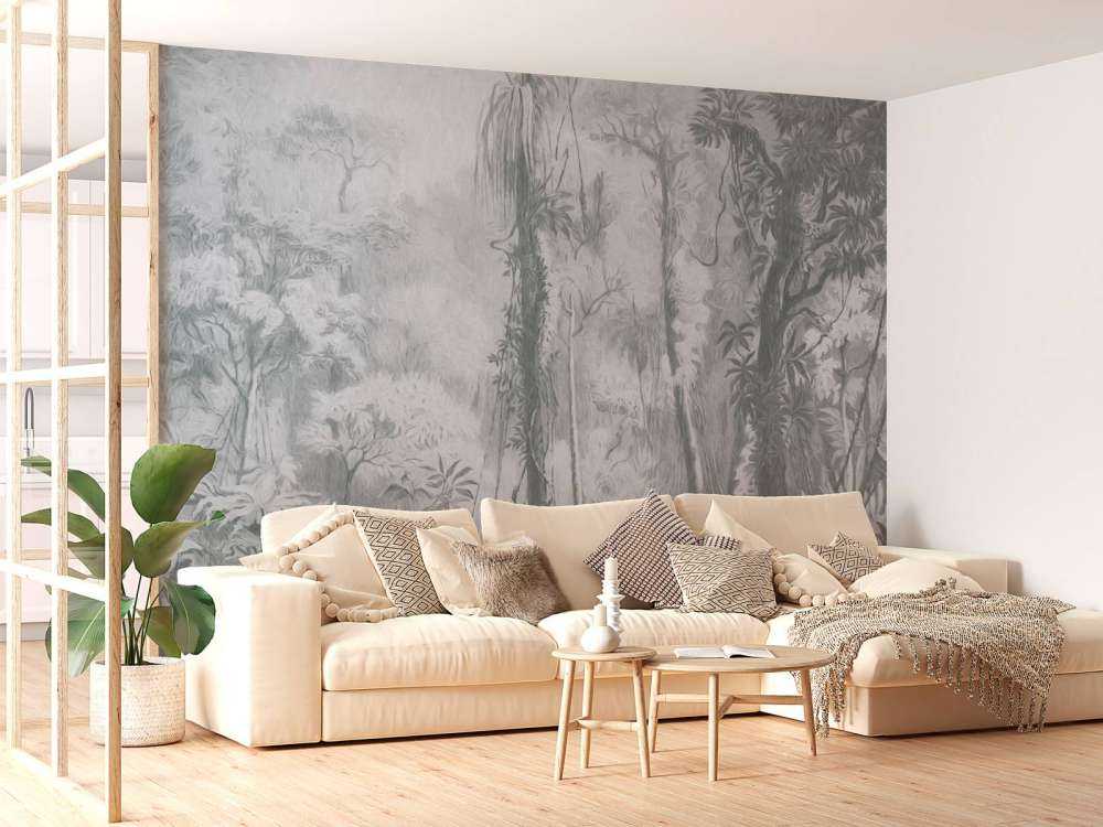 Tropic forest - blue