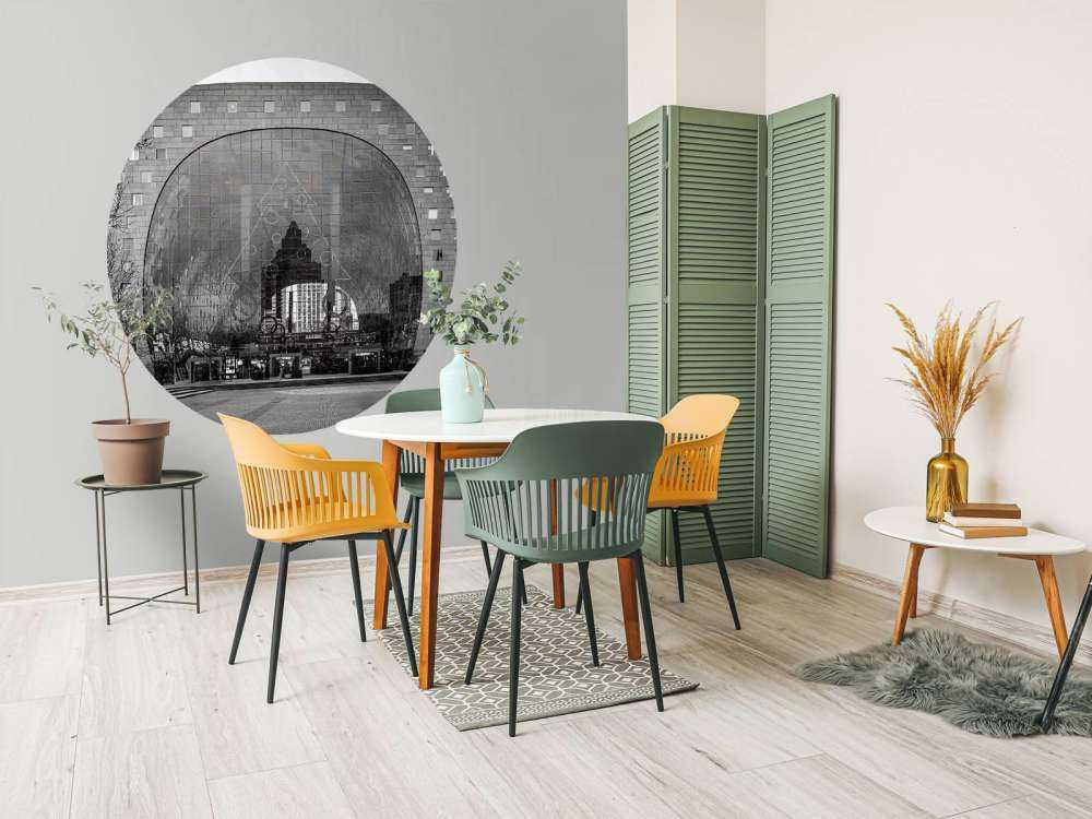 Markthal Reflecties in Monochroom