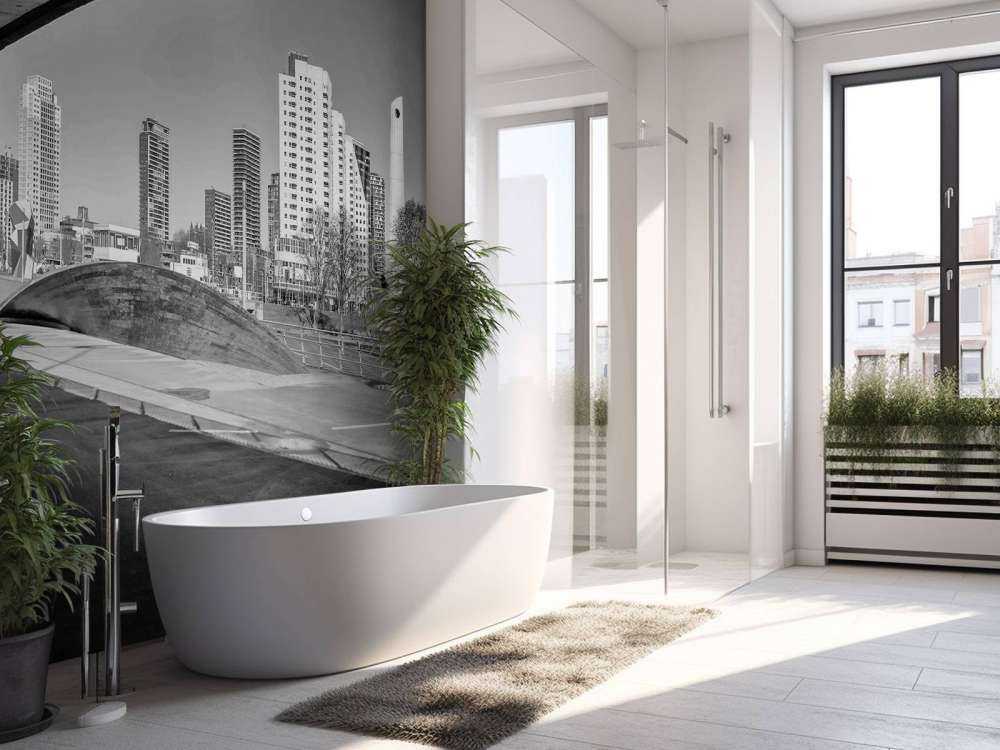 Rotterdamse Skyline onder de Brug