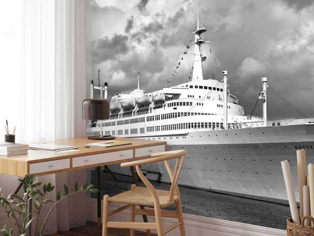 Tijdloze oceaanklassieker in zwart-wit