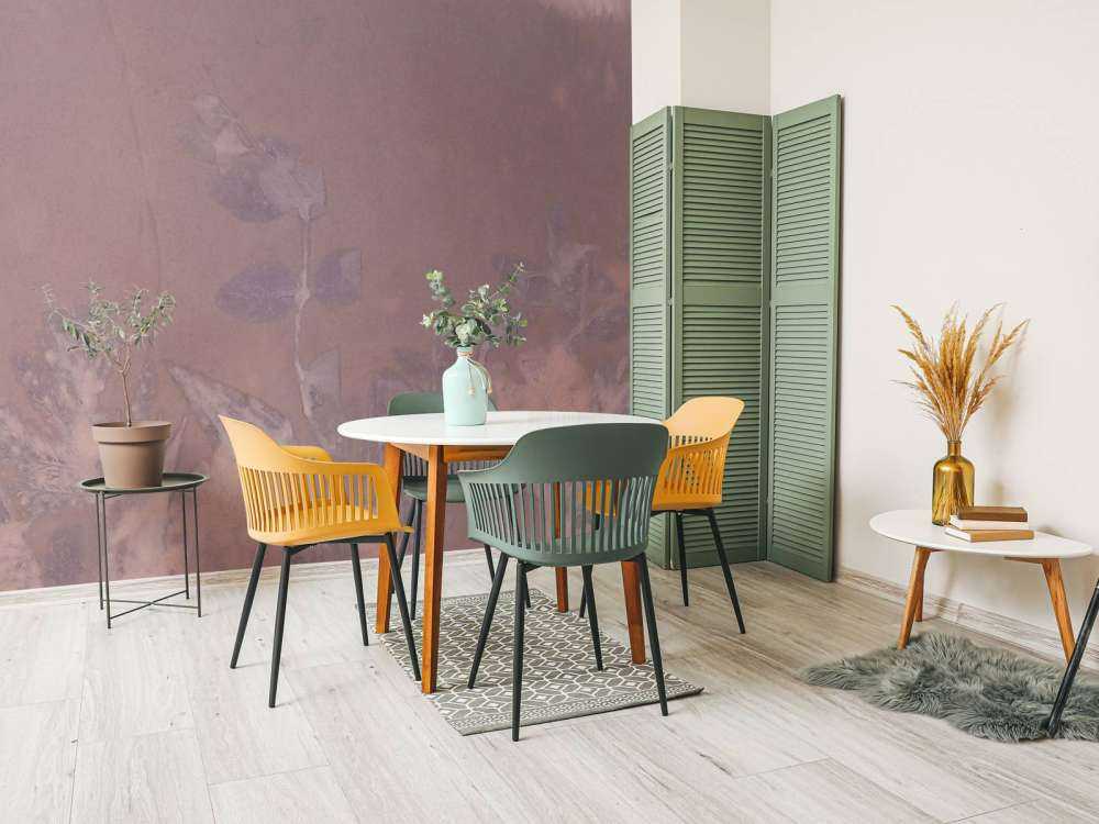 Wilde geranium en sneeuwbes - mauve