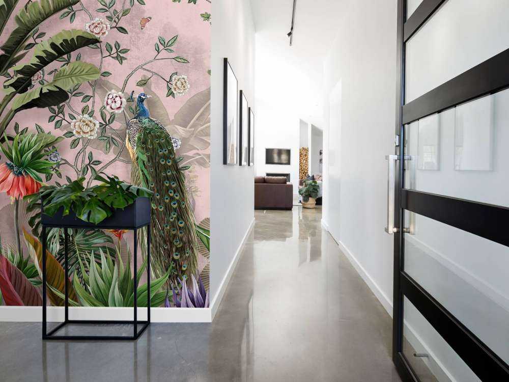 Pauw in Tropische Schoonheid