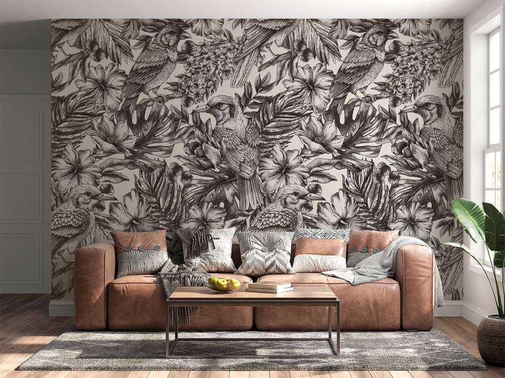 Florale Vogel Symfonie