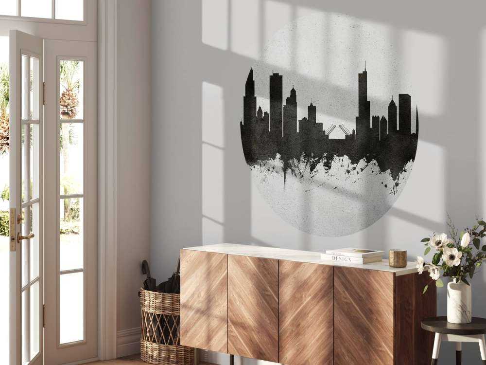 Waterverf skyline, Chicago