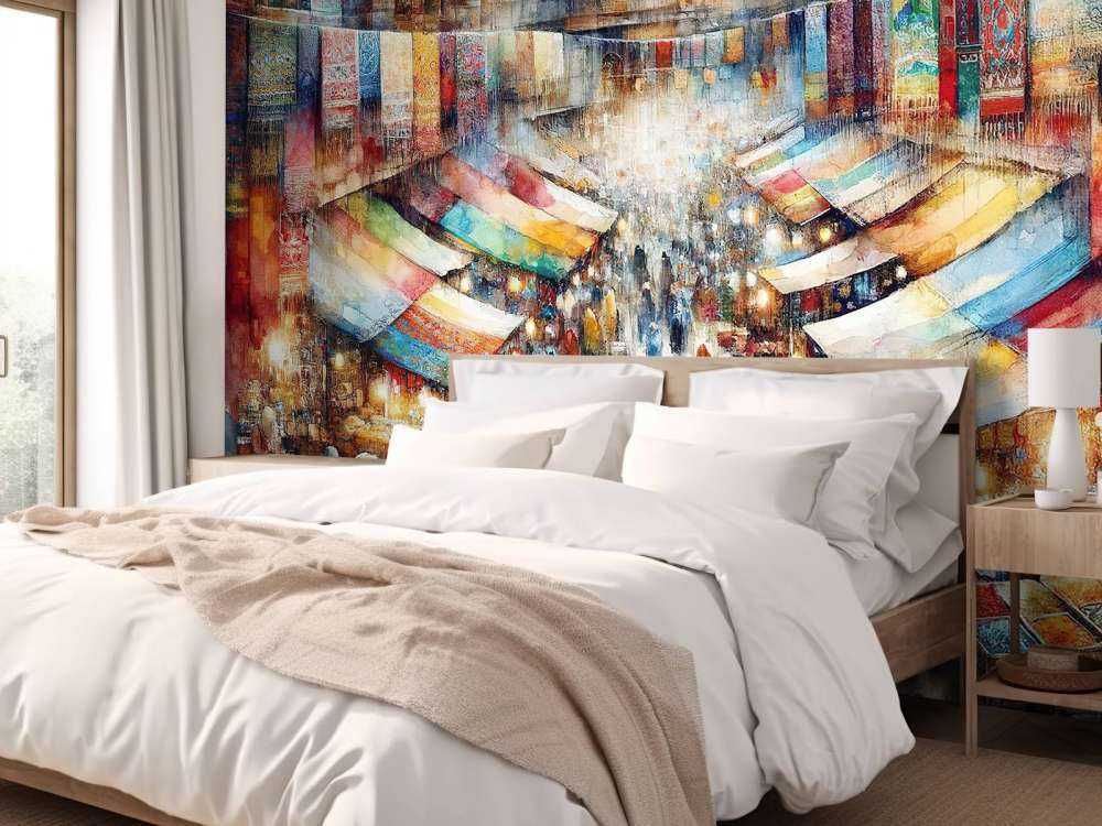 Bazaar's Symphony of Colors