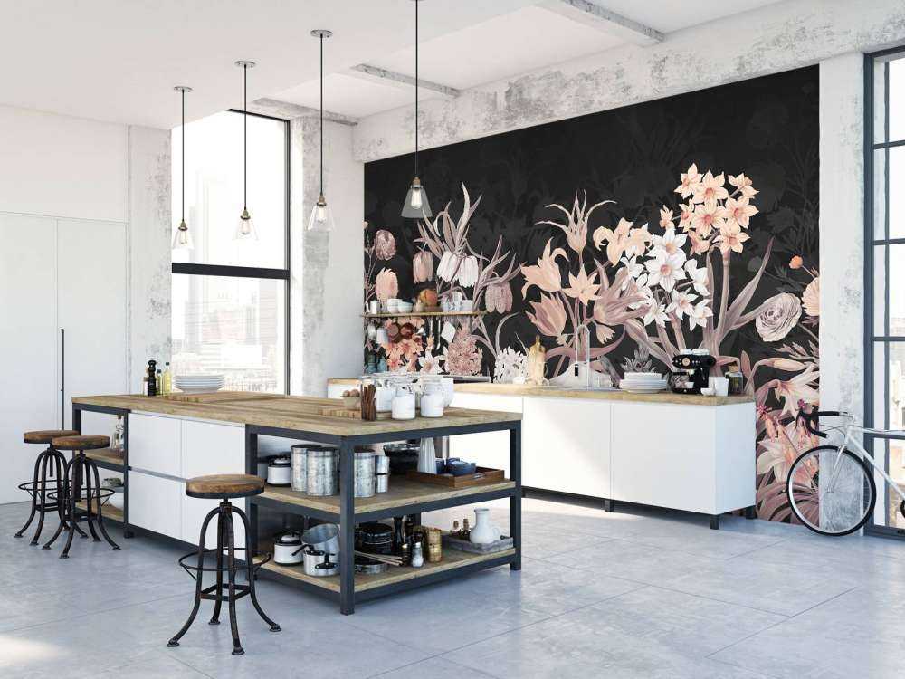 Spring Flowers - Vintage Sepia